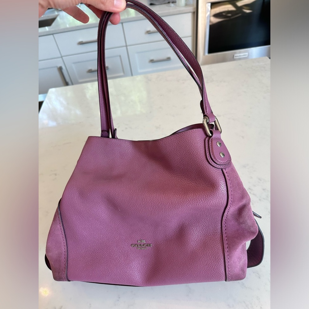 Coach Leather/Suede Shoulder Bag